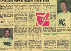 Dresta in Göttinger Tageblatt (2001)